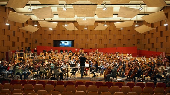 Orchesterprobe der Gurre-Lieder © NDR Foto: Amrei Flechsig