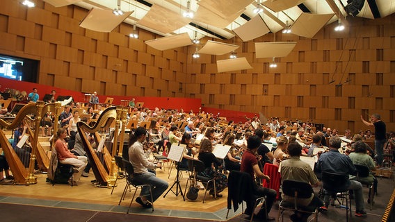 Orchesterprobe der Gurre-Lieder © NDR Foto: Amrei Flechsig