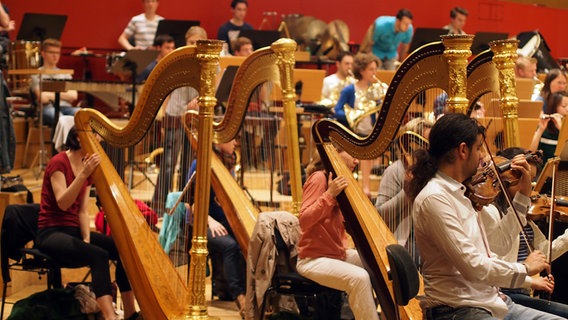 Orchesterprobe der Gurre-Lieder © NDR Foto: Amrei Flechsig