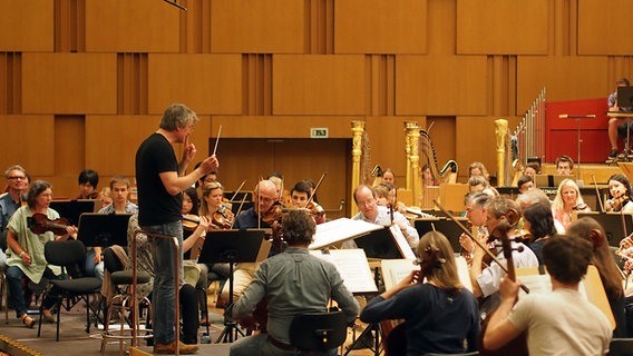 Orchesterprobe der Gurre-Lieder © NDR Foto: Amrei Flechsig