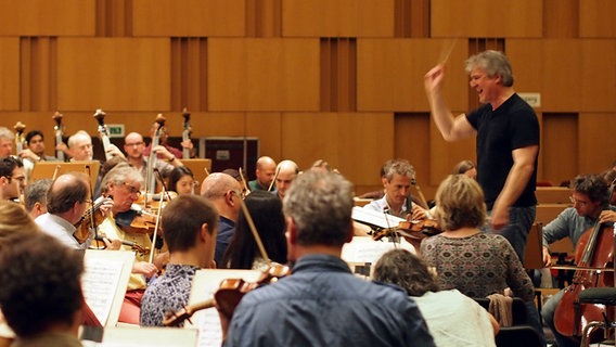 Orchesterprobe der Gurre-Lieder © NDR Foto: Amrei Flechsig