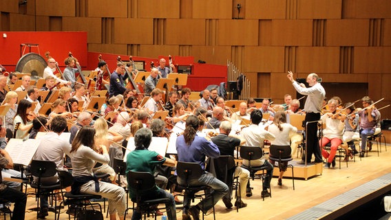 Die NDR Radiophilharmonie probt für "Hannover Proms" © NDR Foto: Amrei Flechsig