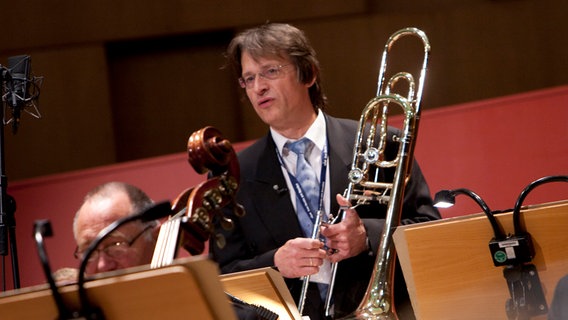Christian Heilmann an der Posaune © NDR Radiophilharmonie 