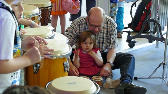 Impressionen vom Kindermusikfest der NDR Radiophilharmonie und der Musikschule Hannover am 8. Juni 2013 © NDR Radiophilharmonie Foto: Julian Zeuner