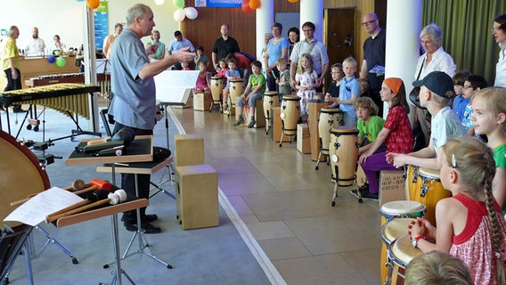 Impressionen vom Kindermusikfest der NDR Radiophilharmonie und der Musikschule Hannover am 8. Juni 2013 © NDR Radiophilharmonie Foto: Julian Zeuner