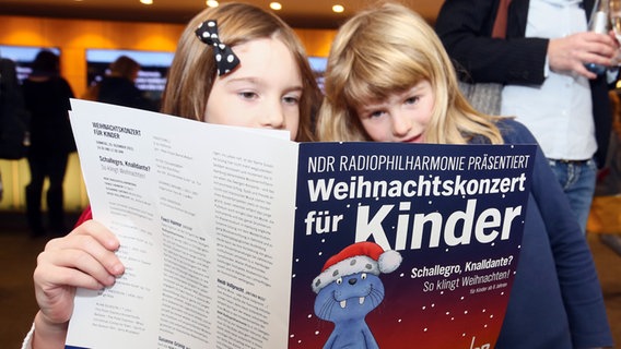 Eindrücke vom Weihnachtskonzert für Kinder der NDR Radiophilharmonie © NDR Foto: Christian Wyrwa
