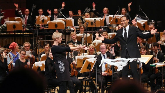 Eindrücke vom Weihnachtskonzert für Kinder der NDR Radiophilharmonie © NDR Foto: Christian Wyrwa