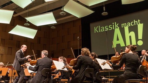 Eindrücke von Klassik macht Ah! mit der NDR Radiophilharmonie © NDR / Helge Krückeberg Foto: Helge Krückeberg