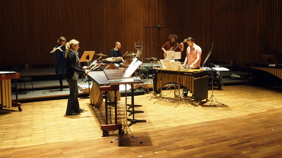 Vorbereitungen zur 3. Kammermusik-Matinee © NDR Foto: Amrei Flechsig