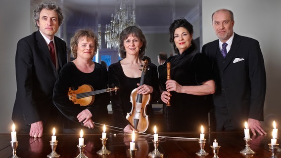 Das renommierte hannoversche Barock-Ensemble Musica Alta Ripa © NDR Foto: Thilo Nass