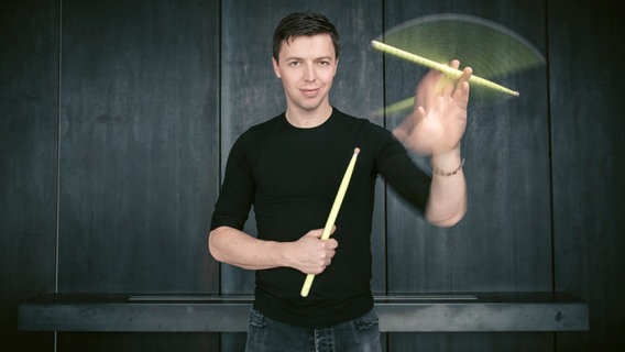 Percussionist Martin Grubinger © NDR Foto: Simon Pauly