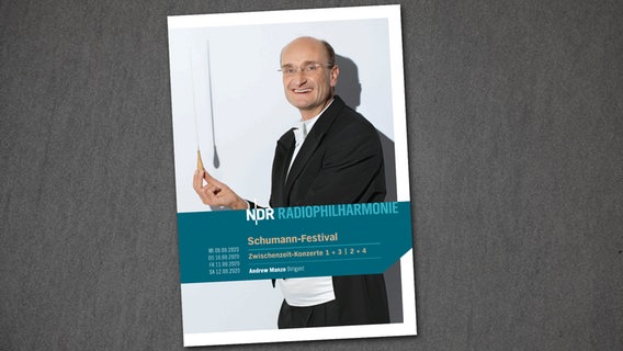 Cover des Programmhefts zum Schumann-Zyklus der NDR Radiophilharmonie © NDR 