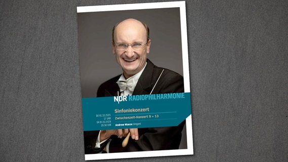 Cover des Programmhefts zur Zwischenzeit 9 + 13 Haydn Strawinsky Korngold © NDR 