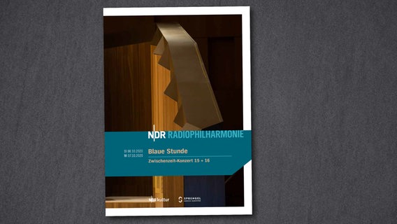 Cover des Programmhefts zur Zwischenzeit 15 + 16 mit einem Werk von Béla Bartók © NDR RPH 