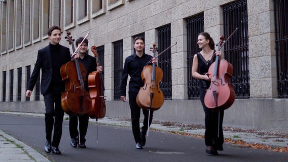 2Cities Celloquartett © Santiago Kuhl 