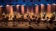 Das Blechbläserquintett der NDR Radiophilharmonie während des Konzerts © NDR Foto: Helge Krückeberg