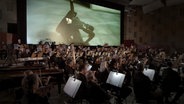Die NDR Radiophilharmonie beim Filmkonzert "Matrix" © NDR 