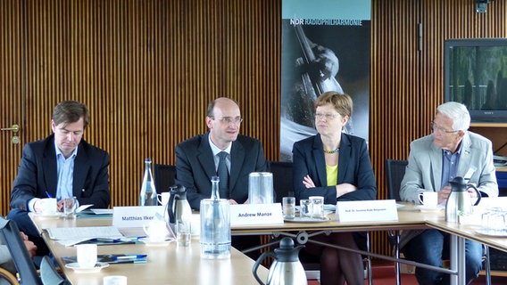 Teilnehmer der Pressekonferenz zum NDR Musikfest 2015 © NDR Radiophilharmonie Foto: Sarah Lühn