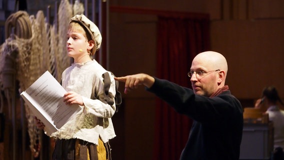 Proben zu "Der Prinz und der Betteljunge" © NDR Foto: Amrei Flechsig