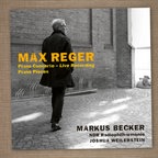 CD-Cover: Regers Klavierkonzert mit Markus Becker © CAvi / avi-music 