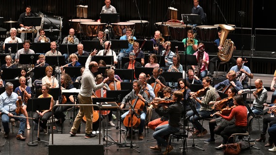 Die NDR Radiophilharmonie probt im Kuppelsaal Hannover. © Carsten P. Schulze Foto: Carsten P. Schulze