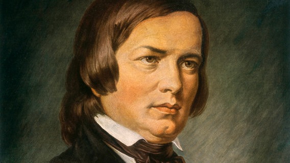 Robert Schumann, Porträt von Karl Gampenrieder nach Carl Jaeger, 1871 © picture-alliance / akg-images Foto: akg-images