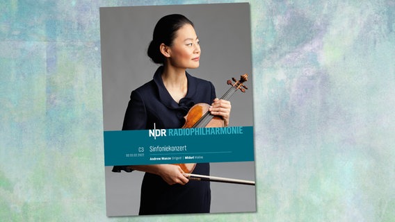 Das Programmheft zum 3. Sinfoniekonzert C mit Manze und Midori © NDR 