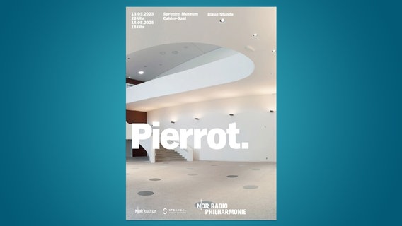 Das Programmheft zum Konzert "Blaue Stunde: Pierrot lunaire" in der Saison 2024/25 © NDR 