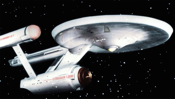 Raumschiff "USS Enterprise" aus der Fernsehserie "Star Trek TV" (1966-69) © Picture Alliance 