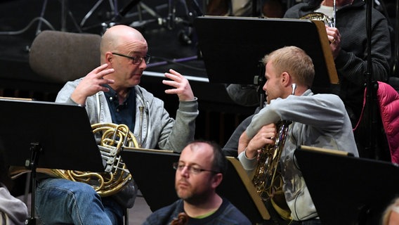 Probe für Brittens "War Requiem" im Kuppelsaal Hannover © Carsten P. Schulze Foto: Carsten P. Schulze