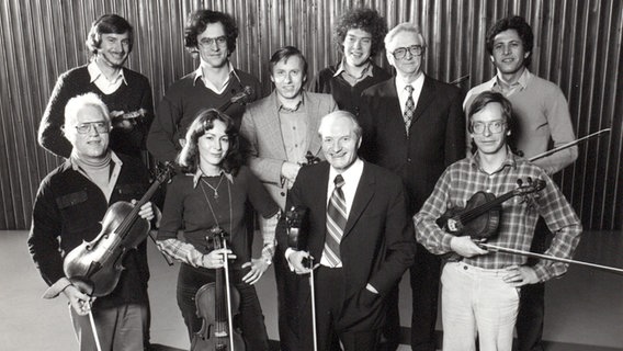 Die Bratschengruppe der NDR Radiophilharmonie 1980 © Joachim Giesel Foto: Joachim Giesel