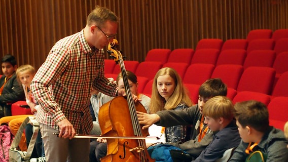 Zukunftstag 2016 bei der NDR Radiophilharmonie © NDR Foto: Amrei Flechsig