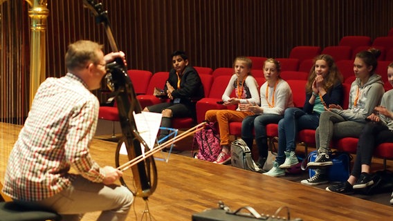 Zukunftstag 2016 bei der NDR Radiophilharmonie © NDR Foto: Amrei Flechsig