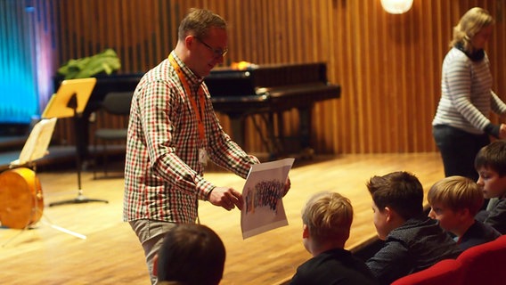 Zukunftstag 2016 bei der NDR Radiophilharmonie © NDR Foto: Amrei Flechsig