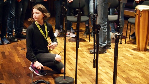 Zukunftstag 2018 bei der NDR Radiophilharmonie © NDR / Amrei Flechsig Foto: Amrei Flechsig