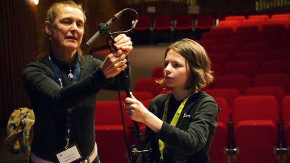 Zukunftstag 2018 bei der NDR Radiophilharmonie © NDR / Amrei Flechsig Foto: Amrei Flechsig