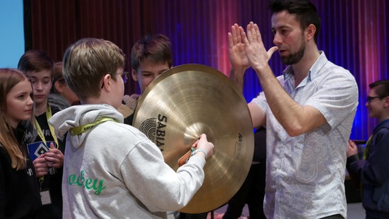 Zukunftstag 2019 bei der NDR Radiophilharmonie © NDR / Amrei Flechsig Foto: Amrei Flechsig