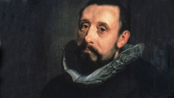Komponist und Organist Jan Pieterszoon Sweelinck (Gemälde von 1606, Ausschnitt) © picture-alliance / akg-images | akg-images 
