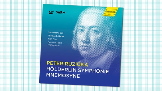 CD Cover: Peter Ruzicka - Hölderlin Symphonie unter Beteiligung des NDR Vokalensembles. © Hännsler Classic 