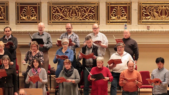 NDR Chor bei der Probe.  Foto: Kristien Daled