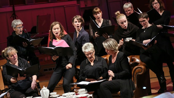 Szene aus dem Konzert statt Schule mit dem NDR Chor im Oktober 2016 © NDR Foto: Marcus Krüger