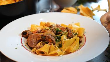 Pappardelle mit Entenragout © NDR Foto: Florian Kruck