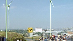 Blick vom Dach des niederländischen Expo-Pavillons. Blick vom Dach des niederländischen Expo-Pavillons. © NDR