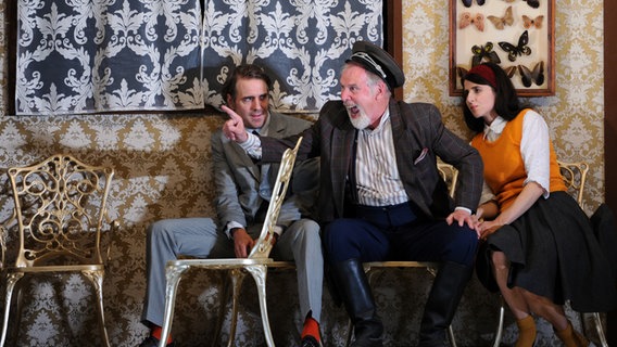 Der Schauspieler Peter Maertens spielt in dem Stück "Platonow" im Thalia Theater mit. © dpa Foto: Daniel Reinhardt