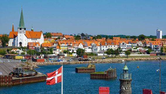 Der Hafen von Rönne auf der dänischen Insel Bornholm. © picture alliance/dpa Foto: Patrick Pleul