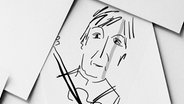 Eine Zeichnung von Paul McCartney © Ocke Bandixen 