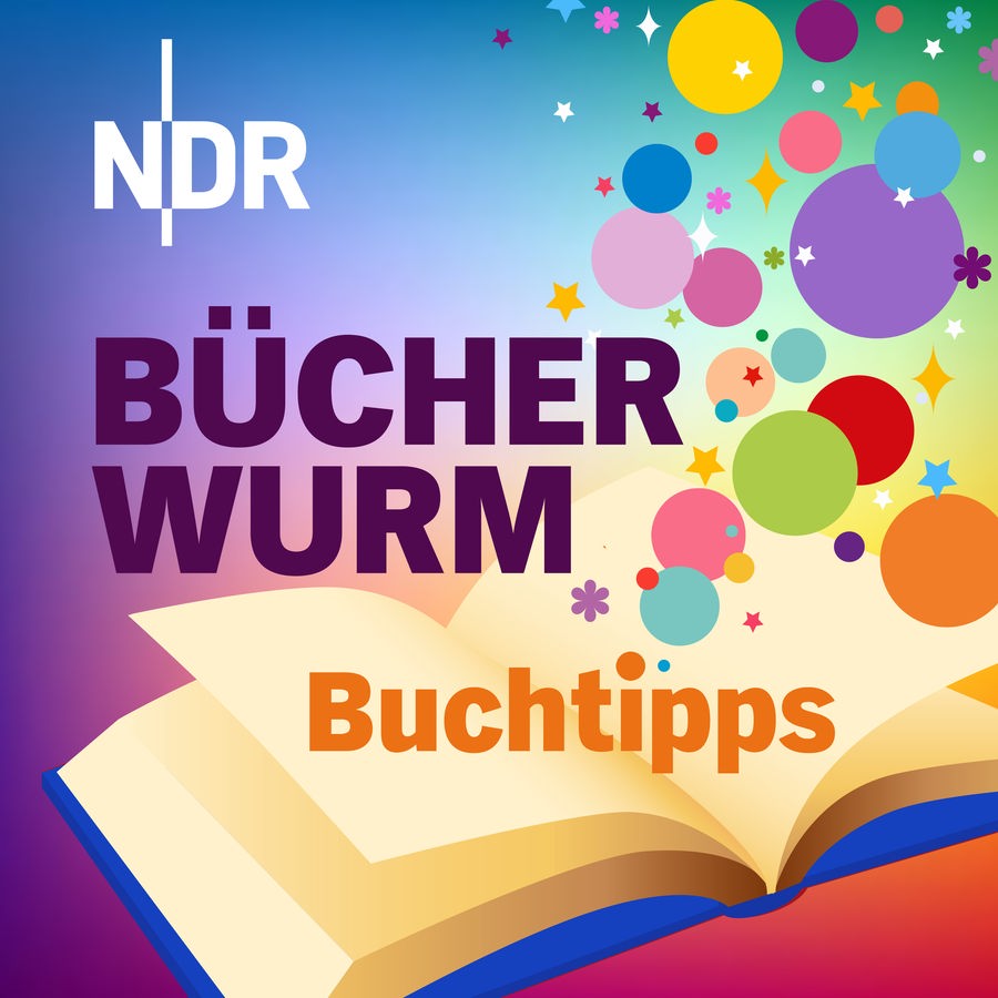 Offenes Buch mit bunten, schwebenden Kreisen, Sternen und Blumen, die daraus aufsteigen. Hintergrund in Regenbogenfarben. © istock/getty images 