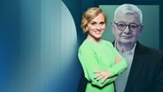 Caren Miosga mit Joschka Fischer © ARD 