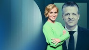 Caren Miosga mit Thorsten Frei © ARD 
