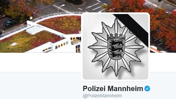 Das Twitter-Profil der Polizei Mannheim © Polizei Mannheim Foto: Screenshot